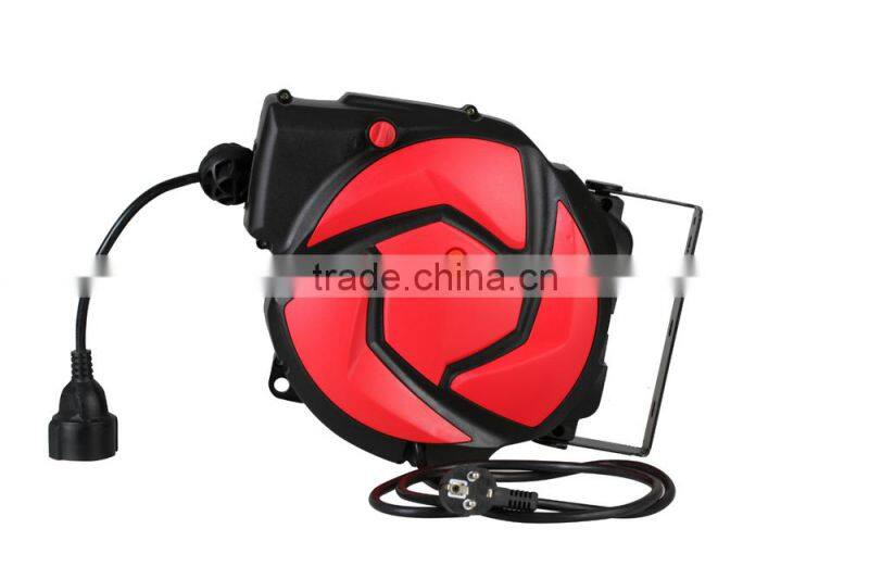 2015 innovative auto cable hose reel (E02) 14m 3G1.5mm2 (CE&RoSH approval)