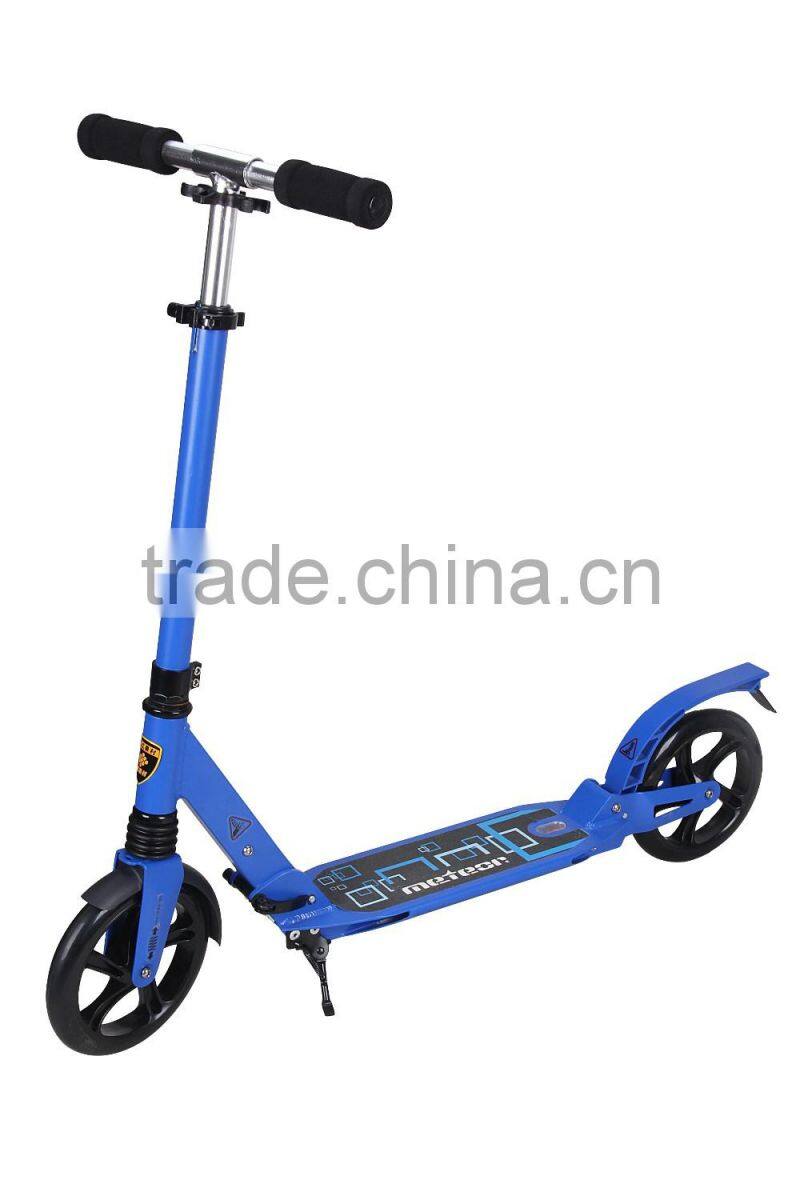 Two big wheels 8 inch 200 mm adult kick scooters wholesale kick bike