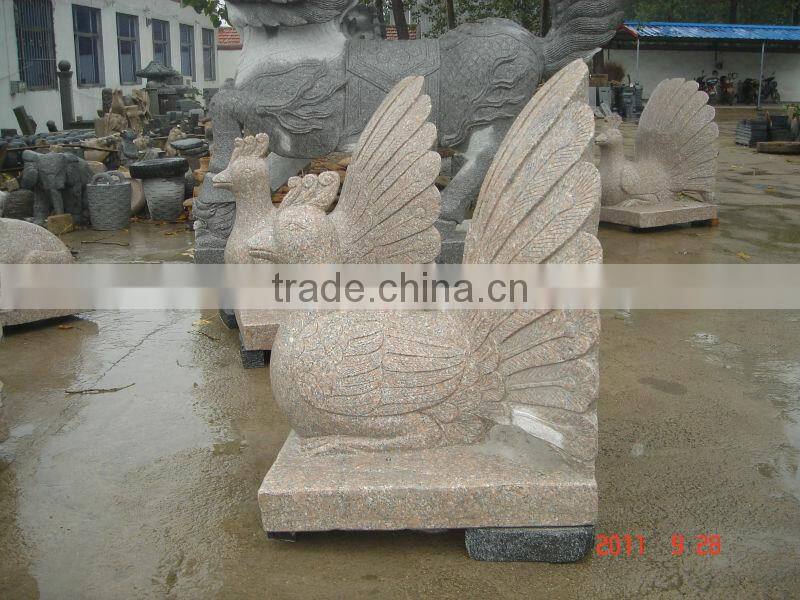 Decorative Peacock Stone Statue