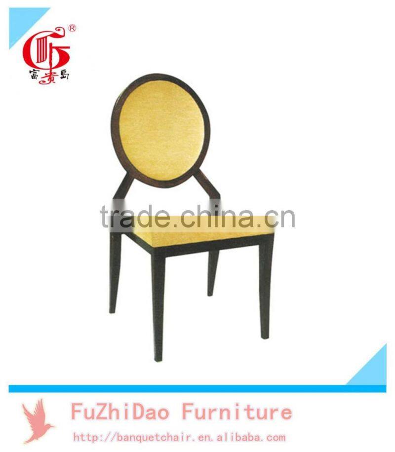 round back imitation wooden dinning chairs bedroom chair FD-509