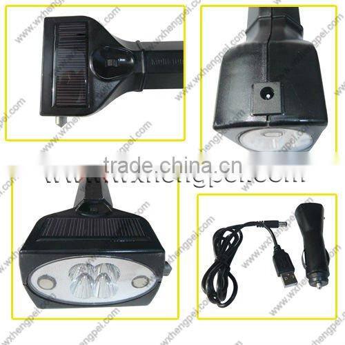 12V car solar flashlight