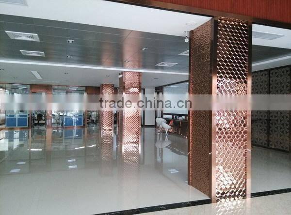 Interior Decor Circular Stainless Steel Post Pillar Cladding