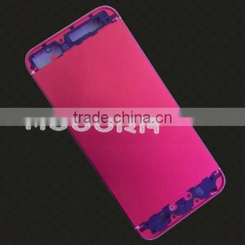 For iphone 5 colored housing, luxury case cover replacement,replacement housing