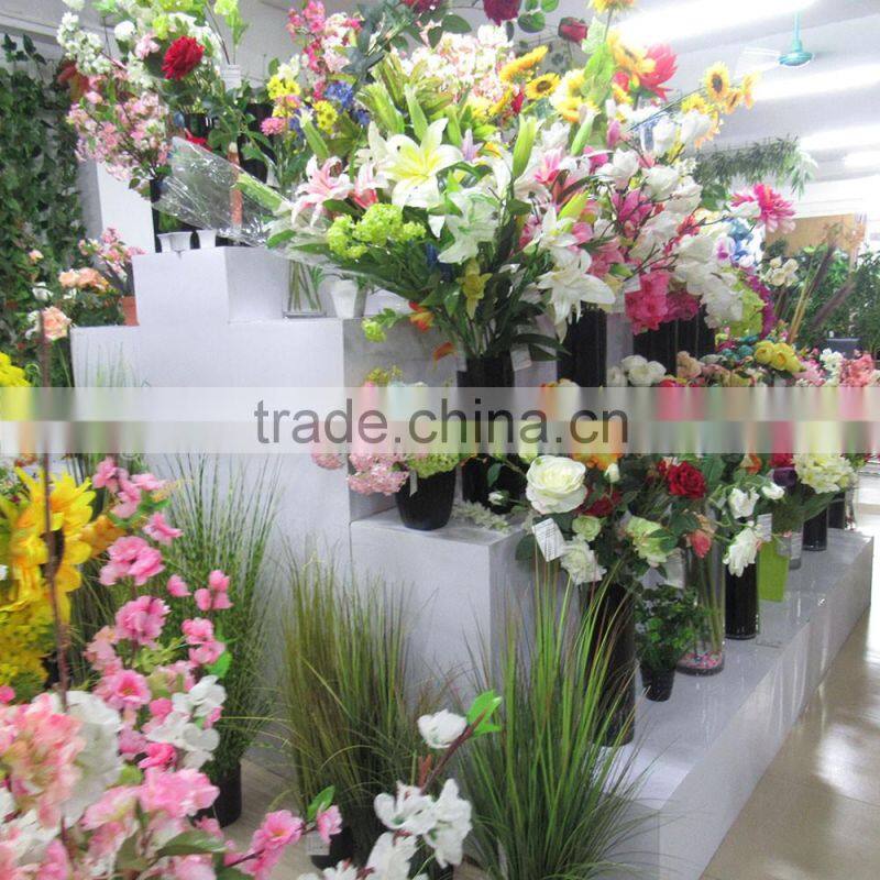white artificial cherry blossom tree for wedding decoration