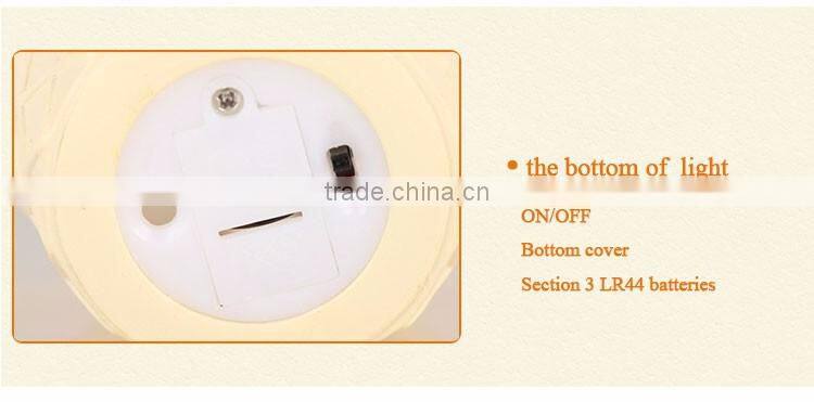 Portable Cute Colorful Ice cream Night Lights for baby Night