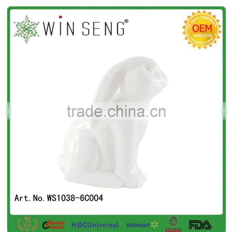 2016 Easter ceramic easter rabbit figurines easter rabbit