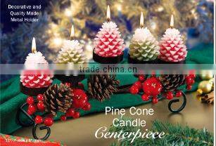 RH-4579 Metal Pine Cone wholesale table centerpiece candlestick