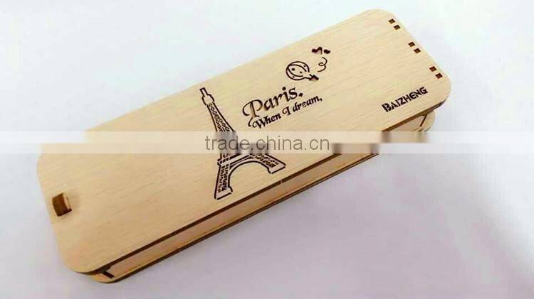 South Korea stationery wooden create pencil case