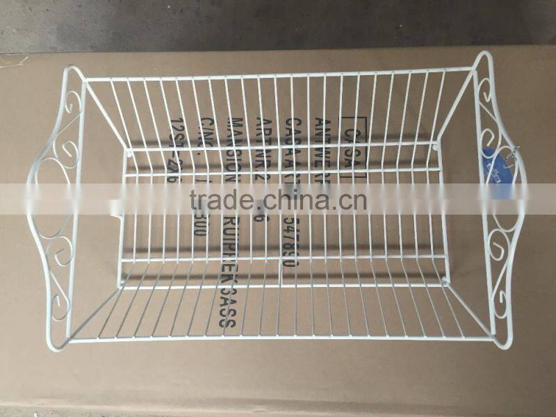 metal wire fruit basket-storage stand-dish rack