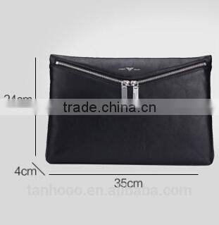 leather handbags Business man handbag soft leather men's handbag