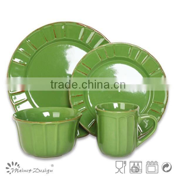 embossed dinnerware 16pcs stoneceramic white embossed dinnerware set ceramic embossed dinnerware