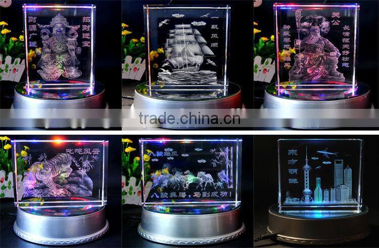 Aries LED 3D Crystal Gift For Promotion