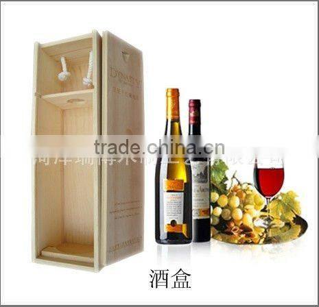 handmade wood wine box