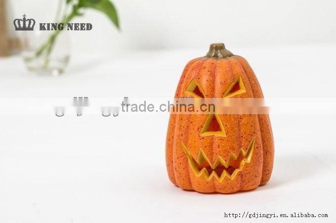 Hagh quality wholesale plastic acrylic led Halloween light up pumpkin