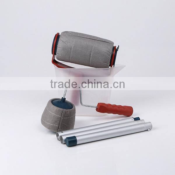 New come Fabric Plastic Handle Paint Roller Brush Set