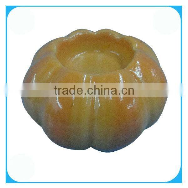 Halloween skull heads candle holder