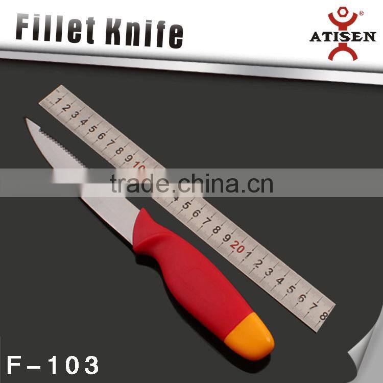 High quality fillet knife,stainless steel fishing knife