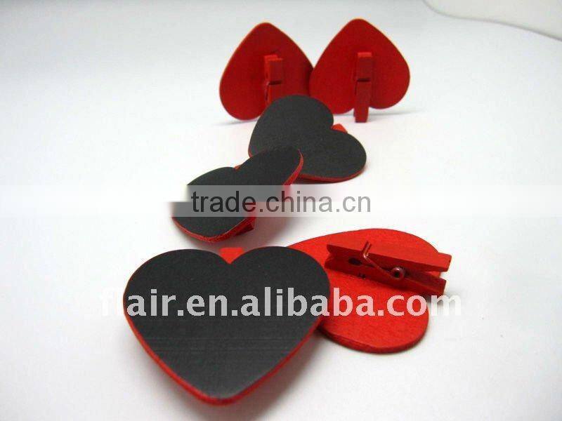 decoration mini blackboard wooden pegs