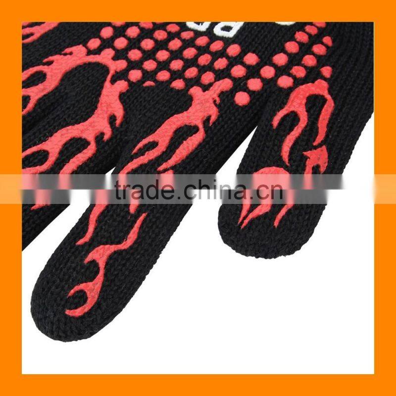 932F Heat Resistant Kitchen Oven Mitts with Extra Forearm Protection