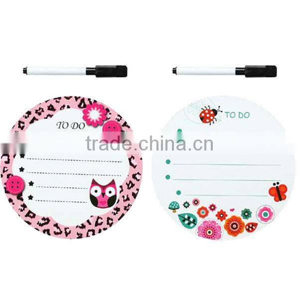 2014 square shape small white board with grid lines