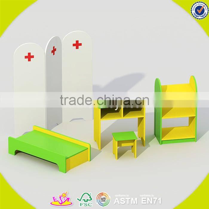 Wholesale preschool furniture wooden children role play toy furniture cheap wooden children bedroom furniture W08H073