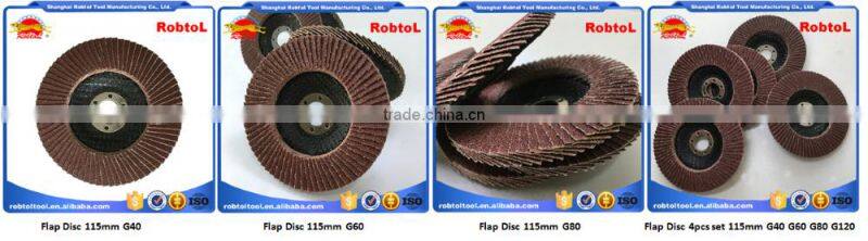 115mm T27 4.5inch grit120 aluminum oxide flap disk flap disc polishing abrasive grinding wheel flap wheel Sanding
