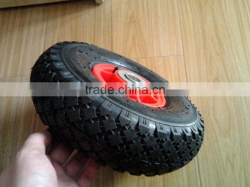 Plastic rim wheel 3.00-4 with ball bearing