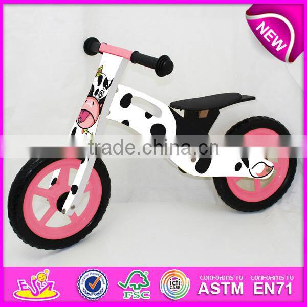 2015 hot sale high quality wooden bike,popular wooden balance bike,new fashion kids bike W16C076-D8