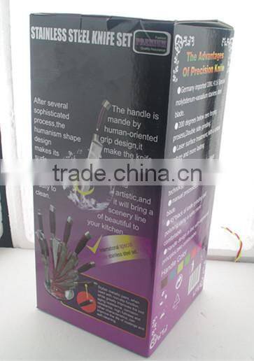 8pcs stainless steel kitchen knife