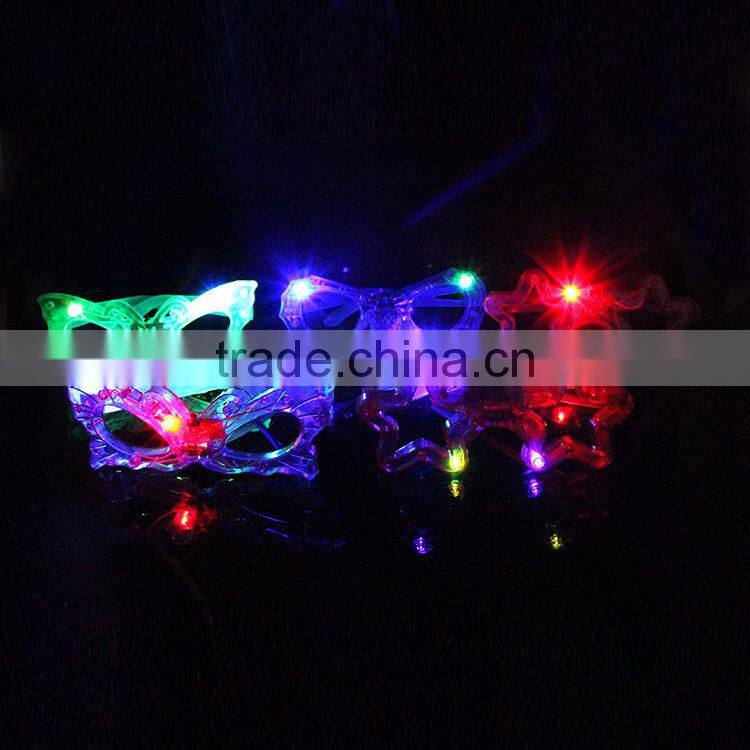 Plastic Party Flashing Glasses LED Glasses Light Up Glasses For Halloween