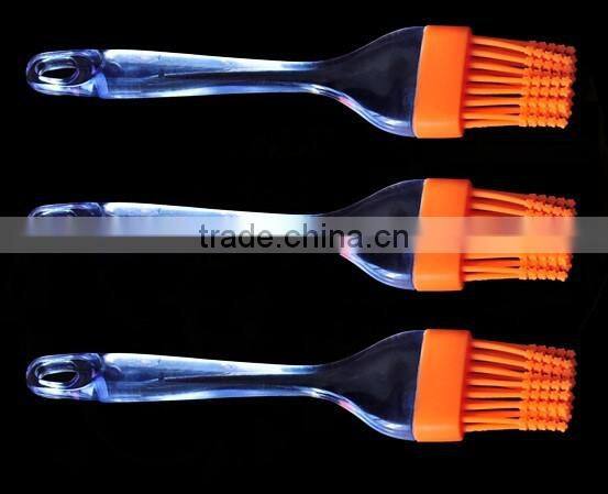 Amazon hot sale 12inch long Stainless steel handle silicone basting brush