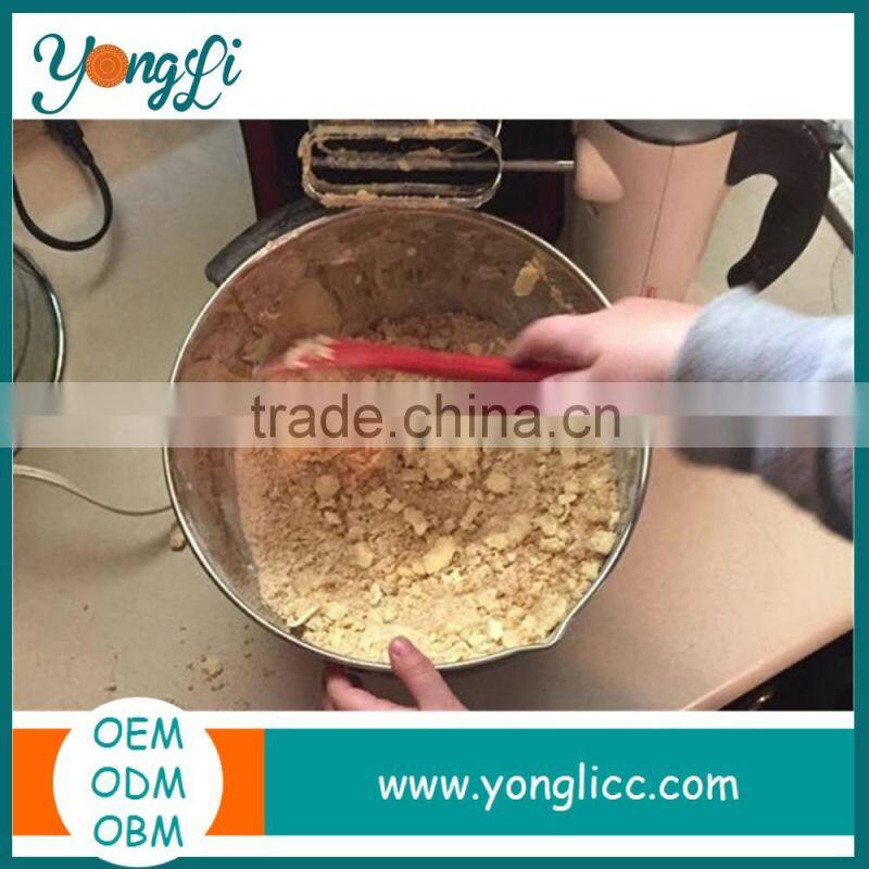 Home Silicone Handles Measuring Bowls 3 Piece Stainless Steel Mixing Bowl Set