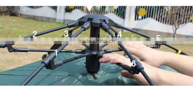 Outdoor large family camping tent waterproof pop up 4 person folding camping hiking tent