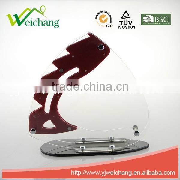 WC-R01 knife holder cutting head fashion design bclear acrylic knife display holder