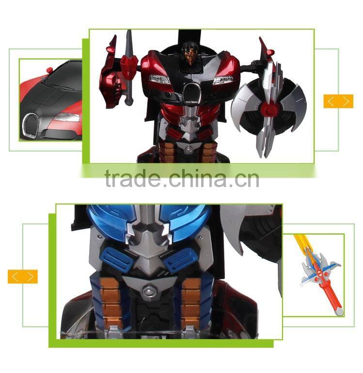 Hot sale remote control car transform robot toy