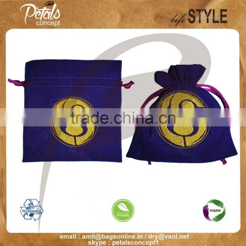 Key specifications/special Features velvet drawstring jewelry pouch with logo