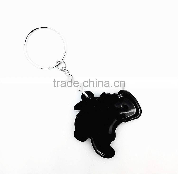 best sell factory price pvc keychain/ silicone keychain