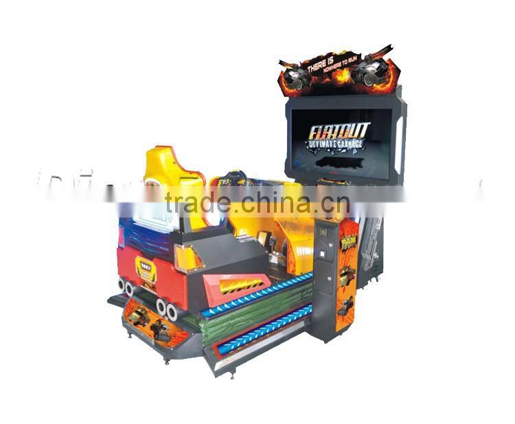 2016 dianfu amusement operated 4D pam truck driving simulator cheap 4D pam game machine for sale