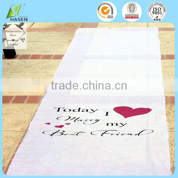 Disposable White Wedding Hall Carpet Runner