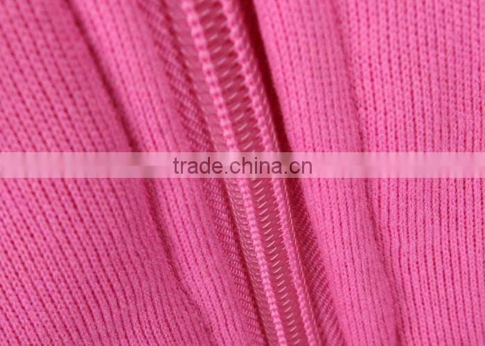 Trade Assurance DADI 2015 New Women Custom Casual Blank Plain Sports Wear Gym Zip Hoodies