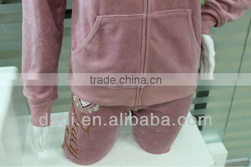 Velvet Tracksuits For Women PINK