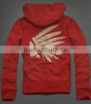 Best Quality Embroidered Cotton hoodies for men made in china, thick fleece winter hoodies for men