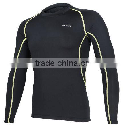 2016 Baseball Jerseys Long Sleeve Tight T Shirt for Men Running Workout