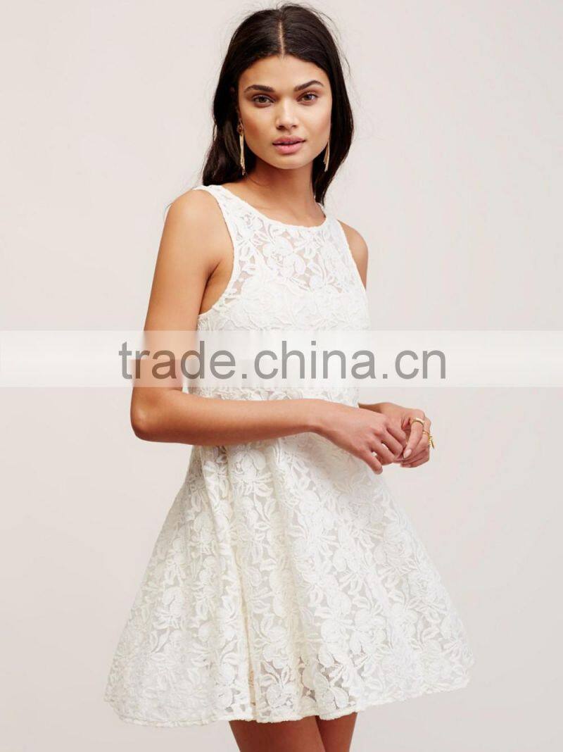 Autumn Women Fashion Lace Casual Dresses Half Sleeve Elegant One-piece Dress Woman