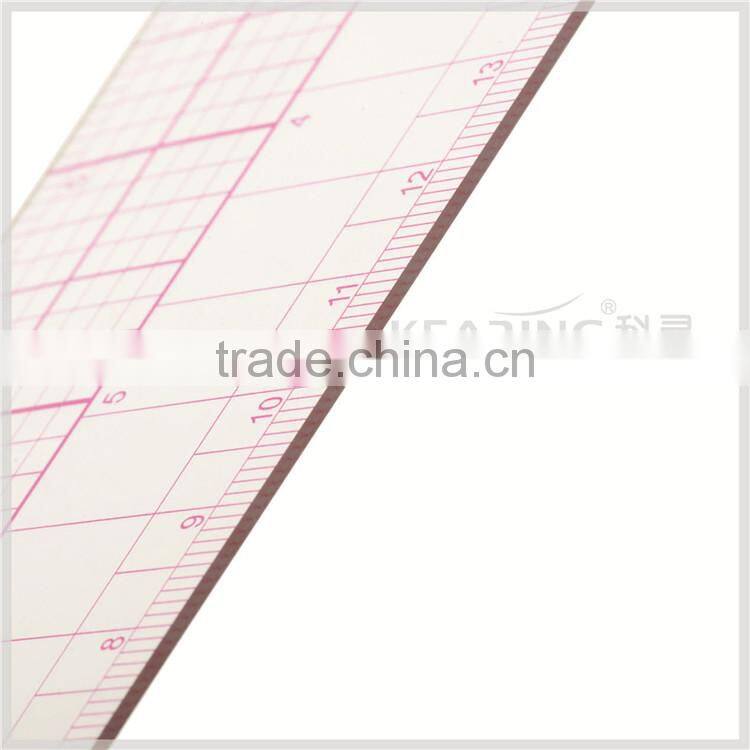 18"&45cm Long sandwich printing 1.2mm thick flexible painting garding ruler never paint off #8095