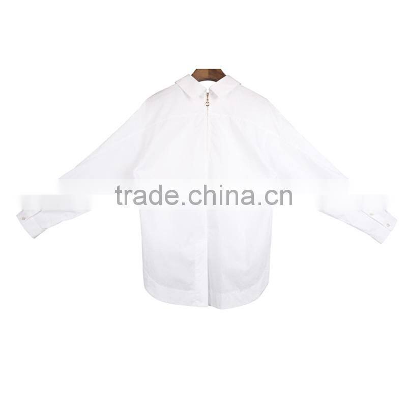 MAXNEGIO 2017 women clothing cotton frock designs short front long back top