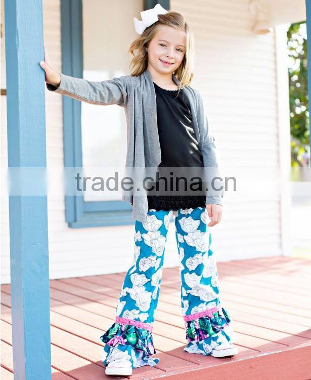 Wholesale kid summer boutique baby clothes girl children fashion new model baby pants leggings