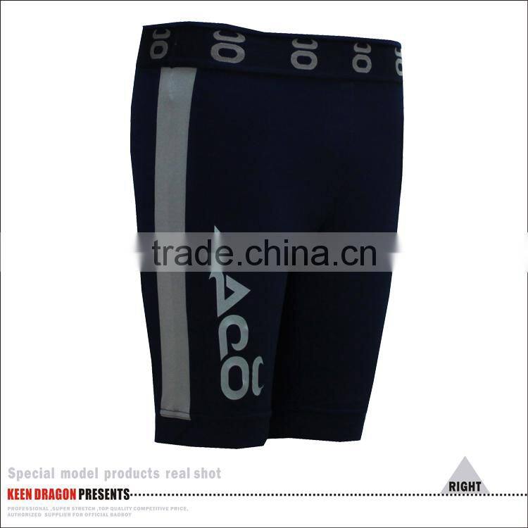 JACQUARD ELASTIC BRANDED VALE TODU FIGHT COMPRESSION SHORTS