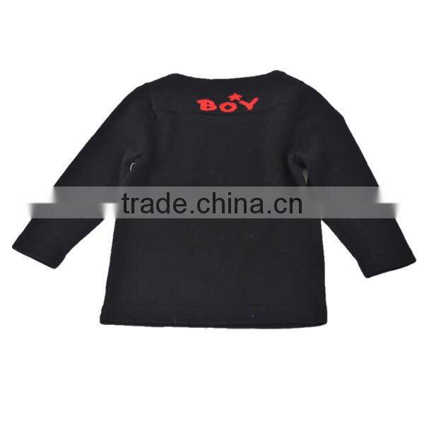 Latest long sleeve knitted sweater for kids made in china