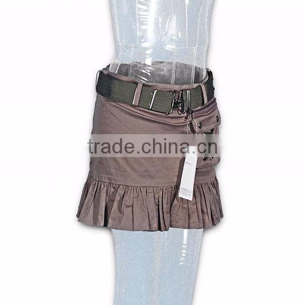 wholesale ladies design high rise plaid sexy half skirt girl sexy girls mini skirt